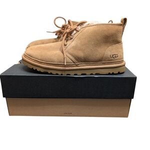 UGG Neumel Chestnut Suede Lace-Up Chukka Boots Size 9